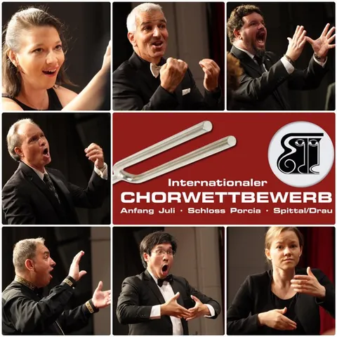 Bildcollage mit den Chorleiterinnen und Chorleitern